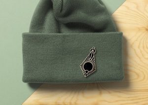 Beanie Logo Pin Small
