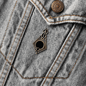 Jean Jacket Logo Pin